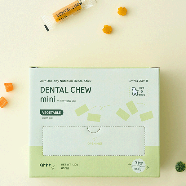 迷你營養潔牙棒 大容量 清淡蔬菜 Dental Chew Mini Large Package Vegetable