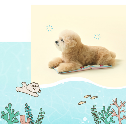 My Buddy Cool Mat｜可愛塗鴉涼涼墊